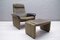 Swiss Buffalo Leather DS-50 Lounge Chair & Ottoman from de Sede, 1970s 5