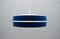 German Blue & White Pendant Lamp by Aloys F. Gangkofner for Erco, 1960s 2