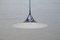 Black Semi Pendant Lamp by Claus Bonderup & Torsten Thorup for Fog & Mørup, 1970s 4