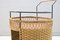 Rattan & Metal Serving Bar Cart, 1960s 7