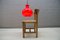 Large German Red Glass Pendant Lamp from Peill & Putzler, 1960s 4