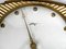 Reloj alemán de latón y vidrio de Atlanta, años 50, Imagen 12