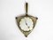 German Brass and Glass Clock from Atlanta, 1950s, Image 1