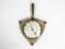 Horloge en Laiton et en Verre d'Atlanta, Allemagne, 1950s 1