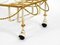 Mid-Century Italian Glass and Metal Trolley, 1960s 15