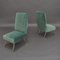 Set of Italian Velvet Side Chairs by Gigi Radice for Minotti, 1950s, Image 3