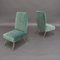 Set of Italian Velvet Side Chairs by Gigi Radice for Minotti, 1950s, Image 10
