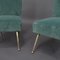 Italian Velvet Side Chairs by Gigi Radice for Minotti, 1950s, Set of 2 15