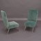 Italian Velvet Side Chairs by Gigi Radice for Minotti, 1950s, Set of 2, Image 5