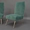 Set of Italian Velvet Side Chairs by Gigi Radice for Minotti, 1950s, Image 9