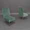 Chaises d'Appoint en Velours par Gigi Radice pour Minotti, Italie, 1950s, Set de 2 2