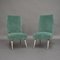 Set of Italian Velvet Side Chairs by Gigi Radice for Minotti, 1950s, Image 1