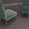Italian Velvet Side Chairs by Gigi Radice for Minotti, 1950s, Set of 2 7