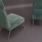 Italian Velvet Side Chairs by Gigi Radice for Minotti, 1950s, Set of 2, Image 7