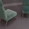 Set of Italian Velvet Side Chairs by Gigi Radice for Minotti, 1950s, Image 7