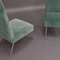 Italian Velvet Side Chairs by Gigi Radice for Minotti, 1950s, Set of 2 8
