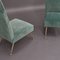 Set of Italian Velvet Side Chairs by Gigi Radice for Minotti, 1950s, Image 8
