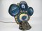 Blaue Tischlampe aus Achat von Loevsky & Loevsky, 1970er 6