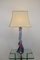 Tischlampe aus Kristall- und Farbglas von Val Saint Lambert, 1950er 1