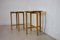 Klappbare Mid-Century Nachttische aus Teak, 2er Set 3