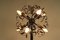 Lámpara de pie italiana Dandelion de aluminio y cromo, años 70, Imagen 4