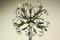 Italienische Dandelion Stehlampe aus Aluminium & Chrom, 1970er 6