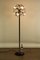 Italian Aluminum and Chrome Dandelion Floor Lamp, 1970s 2