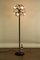 Lámpara de pie italiana Dandelion de aluminio y cromo, años 70, Imagen 2