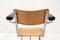 Industrial Leatherette and Wood Armchair from Gispen, 1950s 5
