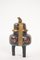 Japanische Cloisonné Duftkerze aus emailliertem Kupfer mit Figurine in Hunde-Optik, 19. Jh 5
