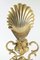 Lámpara de mesa antigua de bronce dorado, Imagen 4