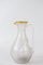 Engraved Gilded Crystal Carafe With Ice Cube Tank, 1950s, Image 1