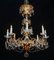 Brass and Crystal Chandelier from Maison Baguès, 1940s, Image 1