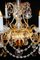 Brass and Crystal Chandelier from Maison Baguès, 1940s 2