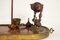Antique Louis XV Rosewood, Violet wood, & Gilt Spinning Wheel, Image 7