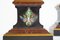 Antique French Bronze, Enamel, and Marble Mantle Clock & 2 Cassolettes by Eugene Cornu, Set of 3, Image 11