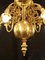 Antique Solid Brass Chandelier, Image 7