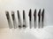 Scandinavian Modern Danish Steel Flatware Set by Erik Magnussen for Stelton, 1990s, Set of 8, Image 1