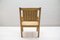 Modernist French Beech & Wicker Armchair, 1940s 6