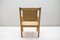 Modernist French Beech & Wicker Armchair, 1940s, Image 6