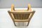 Modernist French Beech & Wicker Armchair, 1940s, Image 5