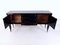 Mid-Century Art Deco French Black Lacquered Wood Sideboard, 1940s 2