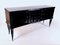 Mid-Century Art Deco French Black Lacquered Wood Sideboard, 1940s, Image 3
