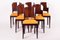 Art Deco French Ebony Dining Chairs by Jules Leleu, 1920s, Set of 6, Image 6