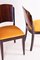 Art Deco French Ebony Dining Chairs by Jules Leleu, 1920s, Set of 6, Image 4