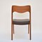 Danish Dining Chairs by Niels Otto Møller for J.L. Møllers, 1960s, Set of 4, Image 3