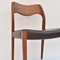 Danish Dining Chairs by Niels Otto Møller for J.L. Møllers, 1960s, Set of 4, Image 5