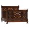 Antique Hand-Crafted French Walnut Bed, 1820s 1