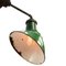Industrial Cast Iron and Green Enamel Sconce, 1950s, Image 3