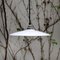 Mid-Century White Italian Porcelain Ceiling Lamp, 1950s 8